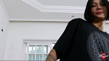 Lidah Jepang Liar Menggoda Dengan Liur Nikmat