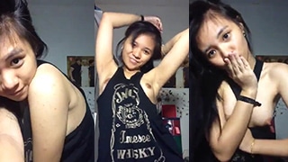 Abg Jack Daniels Pamer Payudara Montok