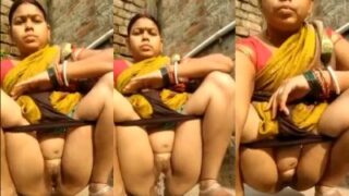 Bhabhi Telanjang Mengencingi Alam Terbuka Sambil Rekam Video Mesum