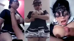 Tante Miraindira Pakai Kostum Pelayan Nakal, Teriak Nafsu Ketagihan