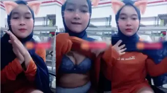 Ukhti Binal Live Colmek Sambil Godain Pascol Sange