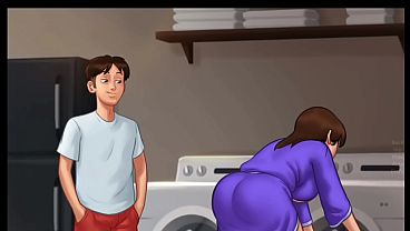 Malam Musim Panas Rahasia [v21.0.0] | Ibu Tiri Ngintipin Diam-diam (18+) | Novel Visual Dewasa Yang Bikin Meringis
