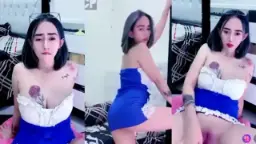 Vio Toket Bulat Cewek Tato Sange, Bikin Ngaceng Abis.