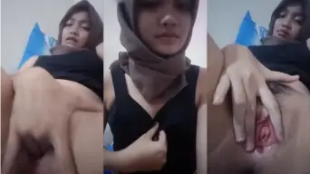 Abg Hijab Toge Beol, Becek Banjir Dimasukin Kontol